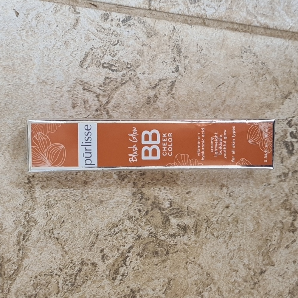 Purlisse bb blush glow cheek color Sunset Glow
